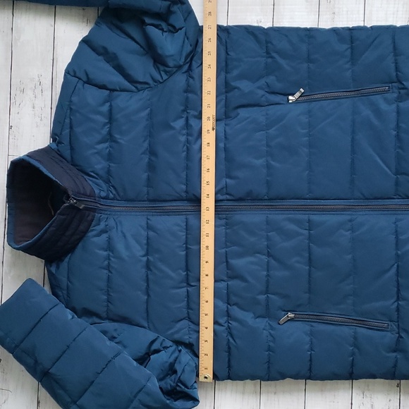 WEATHERPROOF Men’s Ultra Luxe Water Resistant Puffer Jacket Blue Sphere XXL EUC - Picture 9 of 11